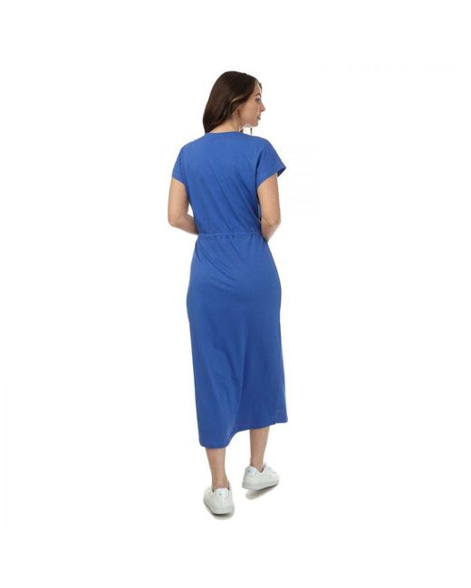 ONLY Blue Womenss May Life Stripe Jersey Midi Dress