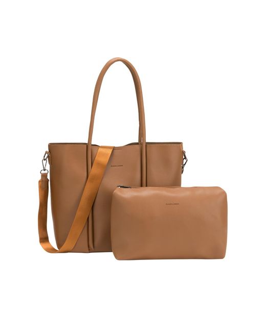 Claudia Canova Brown Pure Carryall Tote Bag