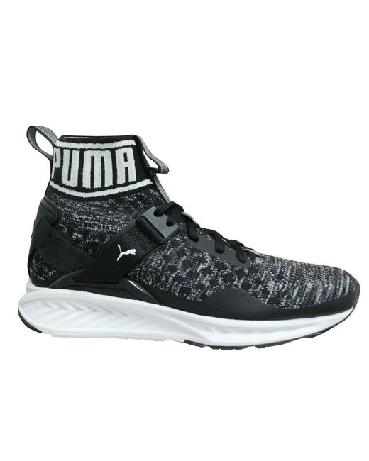 PUMA Black Ignite Evoknit Trainer