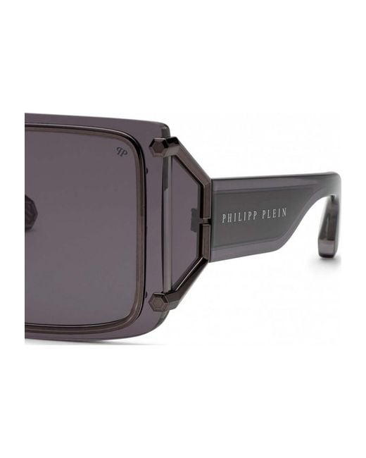 Philipp Plein Gray Spp096M 99 0I86 Sunglasses for men