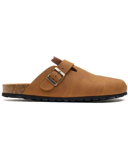 V.Gan Brown Vegan Taro Comfort Footbed Shoes for men