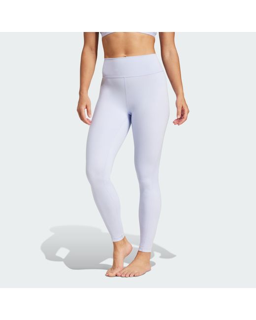 Adidas Originals Purple All Me Essentials Full-Length Leggings