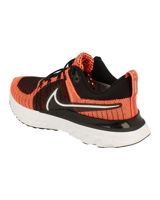 Nike Red React Infinity Run Flyknit 2 Trainers