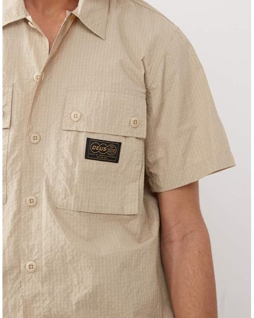 Deus Ex Machina Natural Nile Fatigue Shirt for men