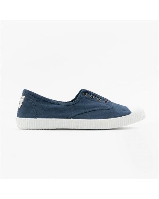 Victoria Blue 1915 Inglesa Drec Canvas Pumps