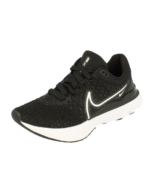Nike Black React Infinity Run Fk 3 Trainers