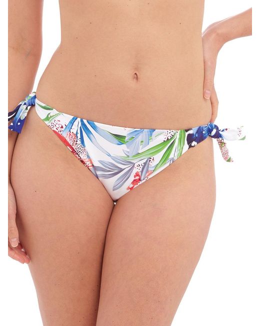 Fantasie Blue Santa Catalina Tie Side Bikini Brief Depths Nylon