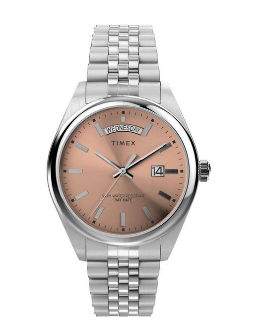 Timex Gray Legacy Watch Tw2W42700 Stainless Steel (Archived) for men