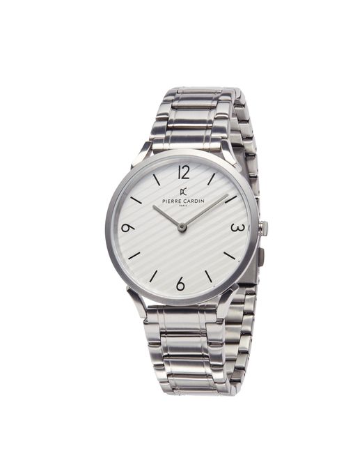 Pierre Cardin Metallic Pigalle Stripes Watch Cpi.2020 Stainless Steel for men