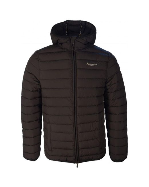 Aquascutum Active 100gr Zwarte Jas Met Capuchon in het Black voor heren
