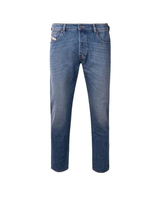 DIESEL Blue D-Yennox Tapered Fit Medium Jeans for men
