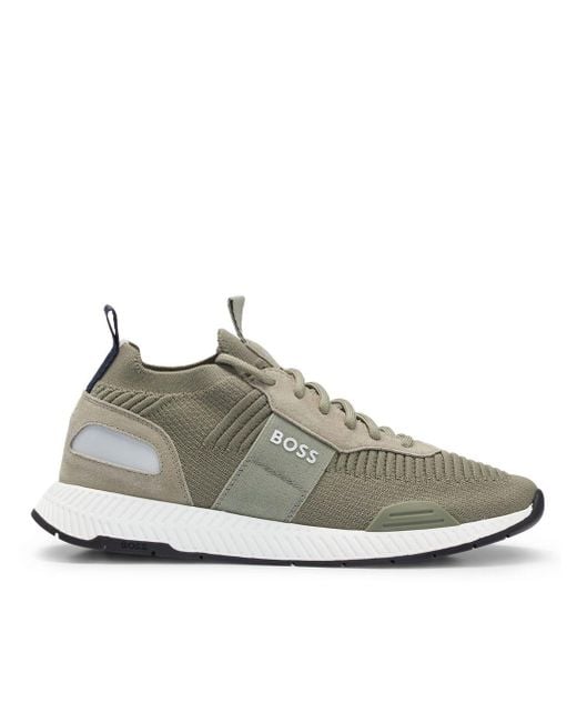 Boss Green Titanium Running Trainers for men