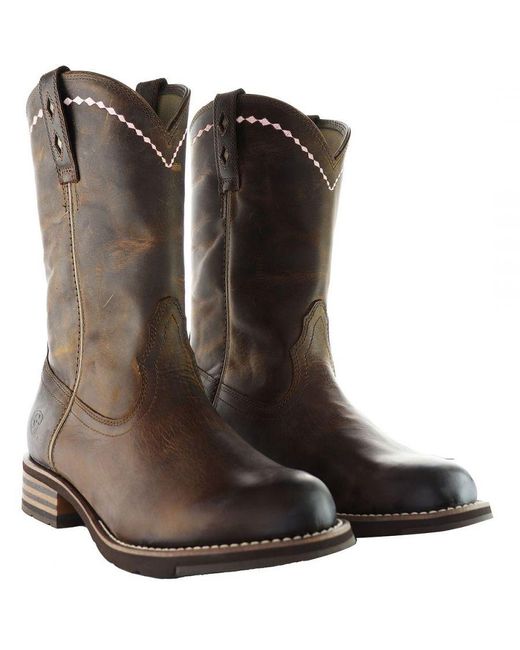 Ariat Brown Unbridled Roper Boots