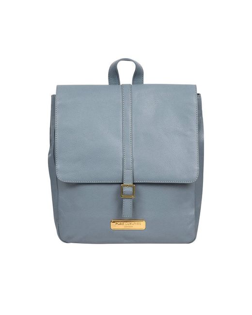 Pure Luxuries Blue 'Daisy' Cloud Leather Backpack