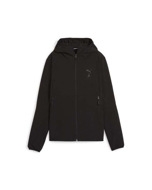 PUMA Black Seasons Windfleece Trail Jacket