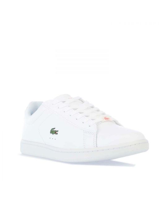 Lacoste White Womenss Carnaby Evo Trainers