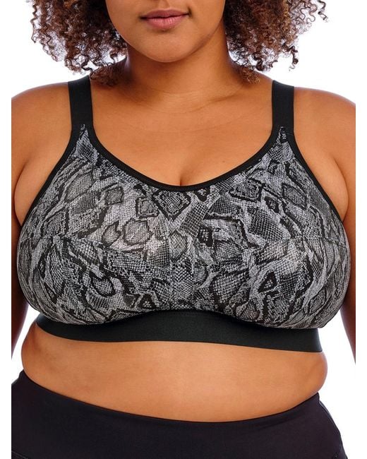 Goddess Gray Non Wired Sports Bra