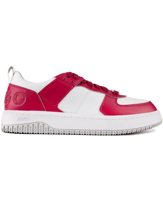HUGO Pink Kilian Hito Trainers