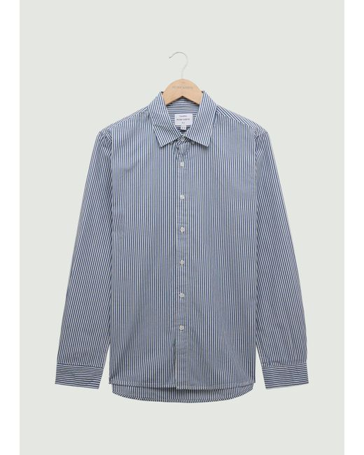 Peter Werth Blue Beasley Ls Shirt for men