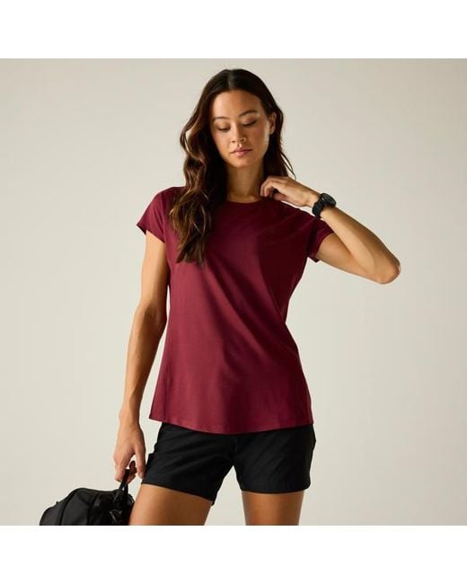 Dare 2b Red Ladies Corral T-Shirt (Tibetan)