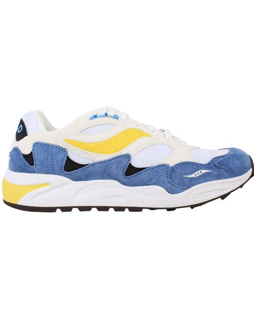 Saucony Blue Grid Shadow 2 Trainers for men