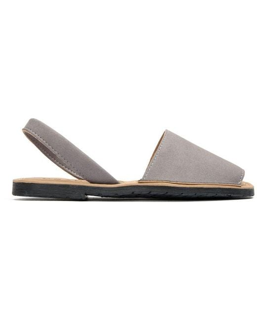 V.Gan Gray Vegan Rambu Menorcan Sandals