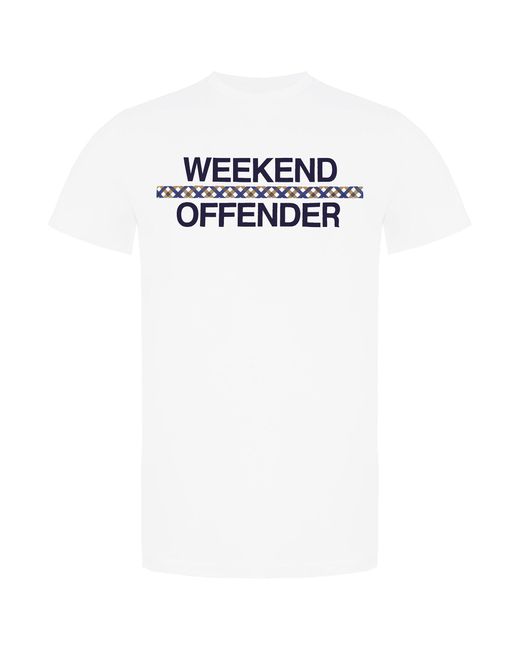 Weekend Offender White Recife T-Shirt for men