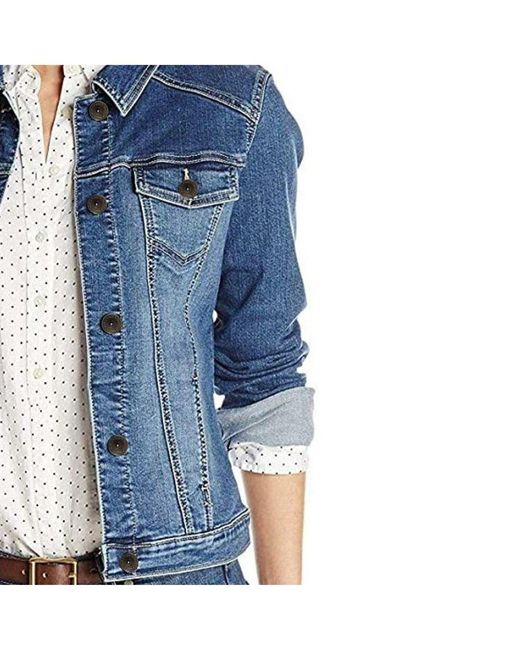 Enzo Blue Ladies Stretch Denim Jackets