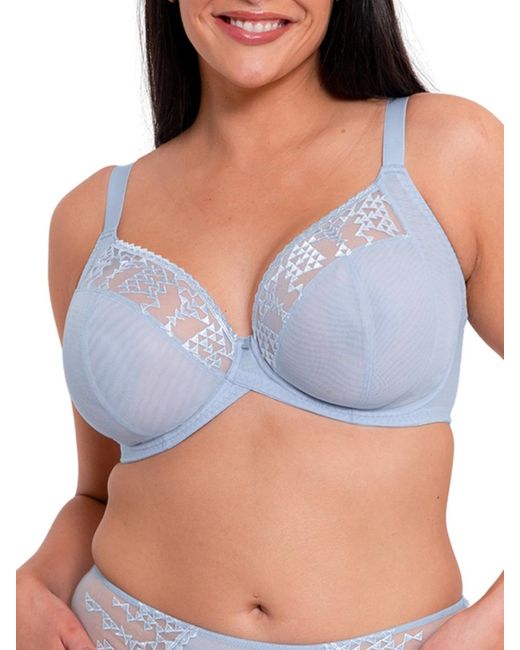 Curvy Kate Blue Centre Stage Full Cup Plunge Bra
