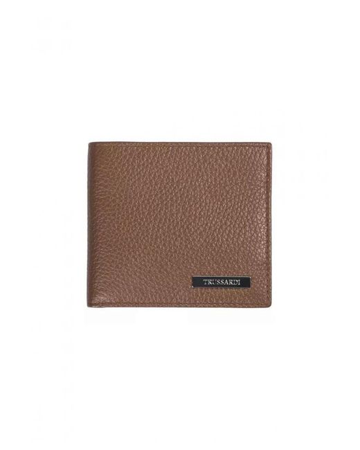 Trussardi Brown Leather Wallet for men