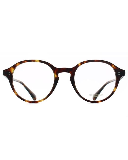 Oliver Peoples Brown Round Dtb Ov5602U 902