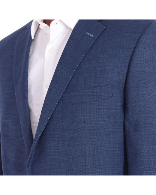 Daniel Hechter Blue Classic Collar Lapel Jacket 100113-40303 for men