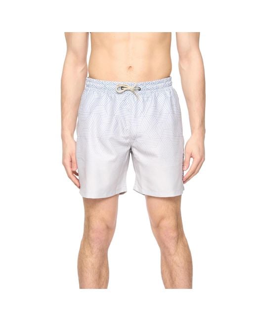 Crosshatch Layotta Zwemshorts (licht Steen) in het Blue voor heren