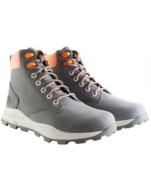 Timberland Gray Brooklyn Boots Leather for men