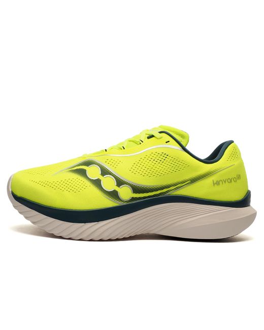 Saucony Yellow Kinvara 15 Running Shoes for men