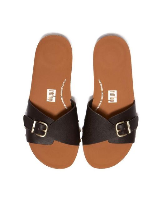 Fitflop Brown Adjustable Buckle Sandals