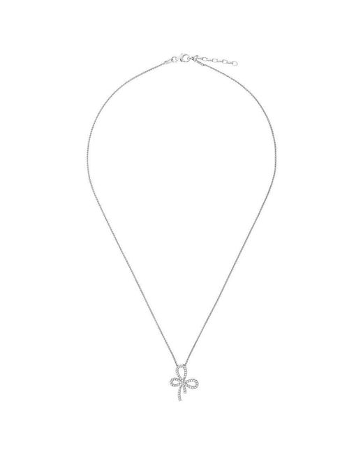 Orphelia White 925 Sterling Chain With Pendant
