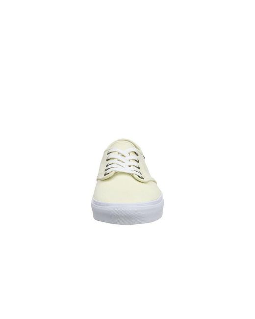 Vans White Camden Plimsolls for men