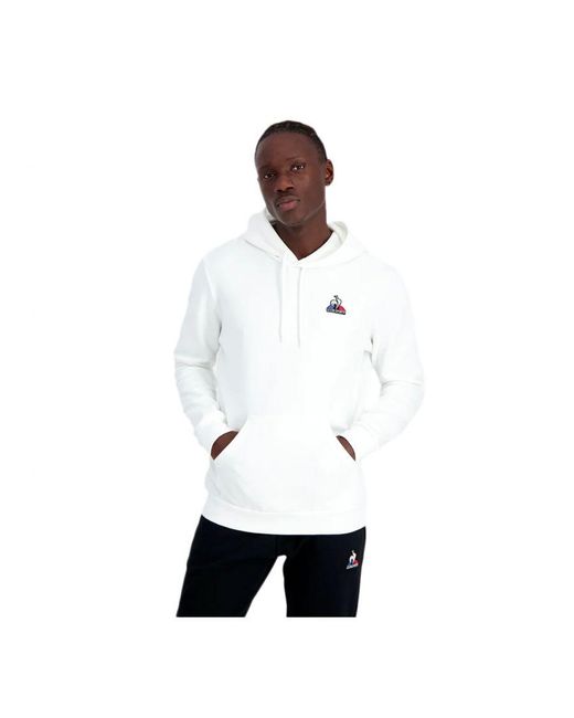 Le Coq Sportif Tricolour Sweatshirt in het White voor heren