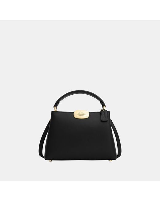 COACH Black Eliza Mini Carryall