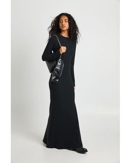 flowy dress boohoo Flowy Collar Maxi Dress – Odd Muse main image 1