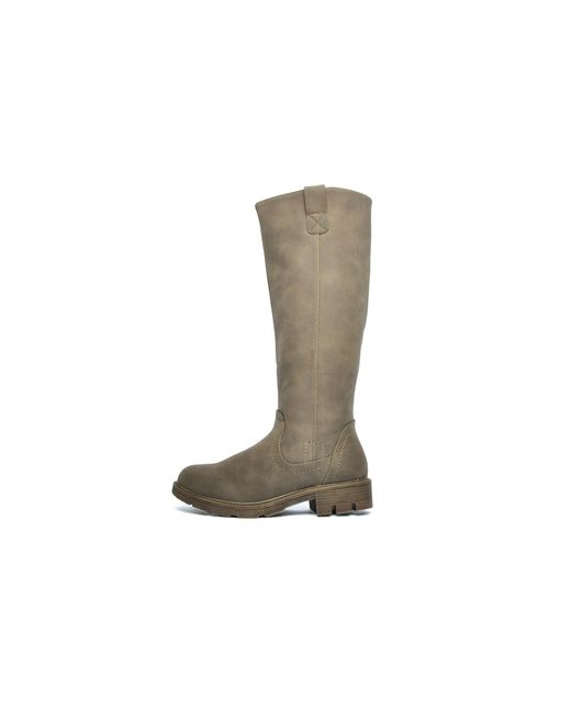 Divaz Black Luxe Quinn Vegan Knee High Boots