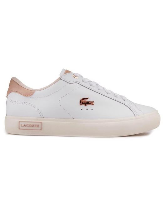 Lacoste White Powercourt Trainers