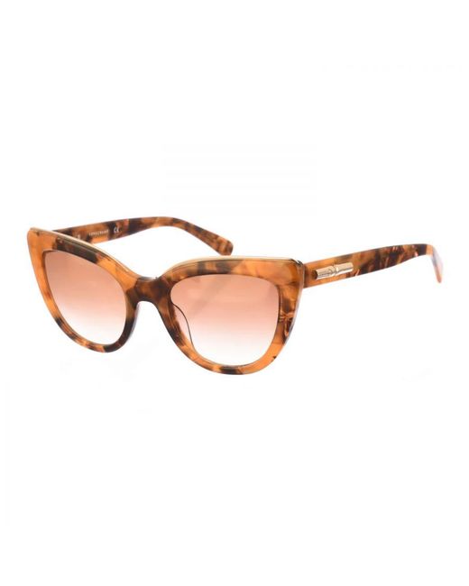 Longchamp Brown Womenss Lo686S Cat Eye Acetate Sunglasses