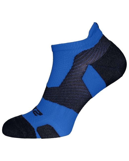 2xu Blue Light Cushion Vibrant/ No Show Socks for men
