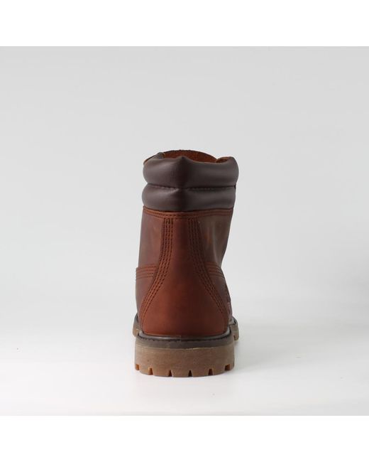 Timberland White Waterville Nubuck Leather Lace Up Boots 8305R