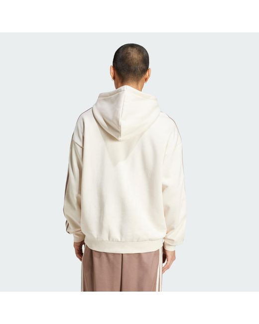 Adidas Originals Natural Adicolor Baggy Fit Hoodie for men