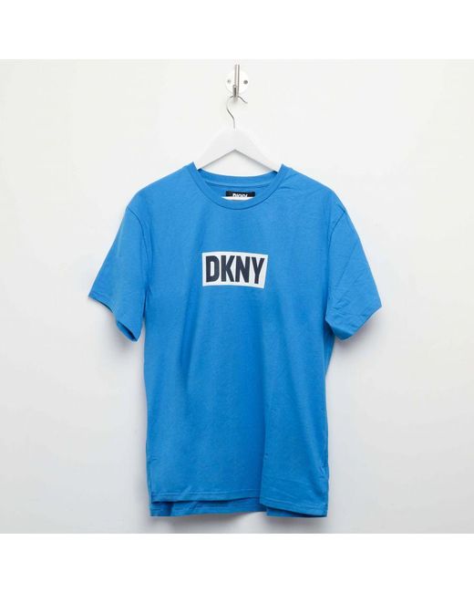 DKNY Iceman Lounge T Shirt In Blauw in het Blue voor heren