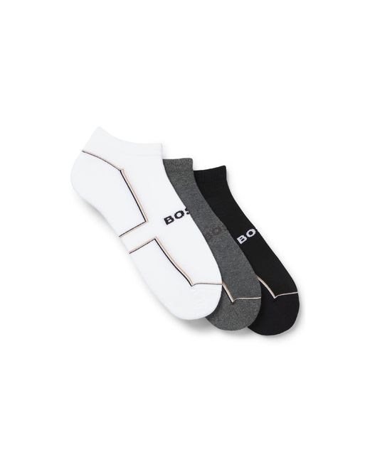 Boss Black 3 Pack Of Ankle Socks for men