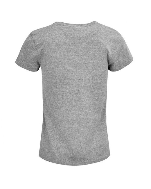 Sol's Gray Organic Cotton Marl T-Shirt